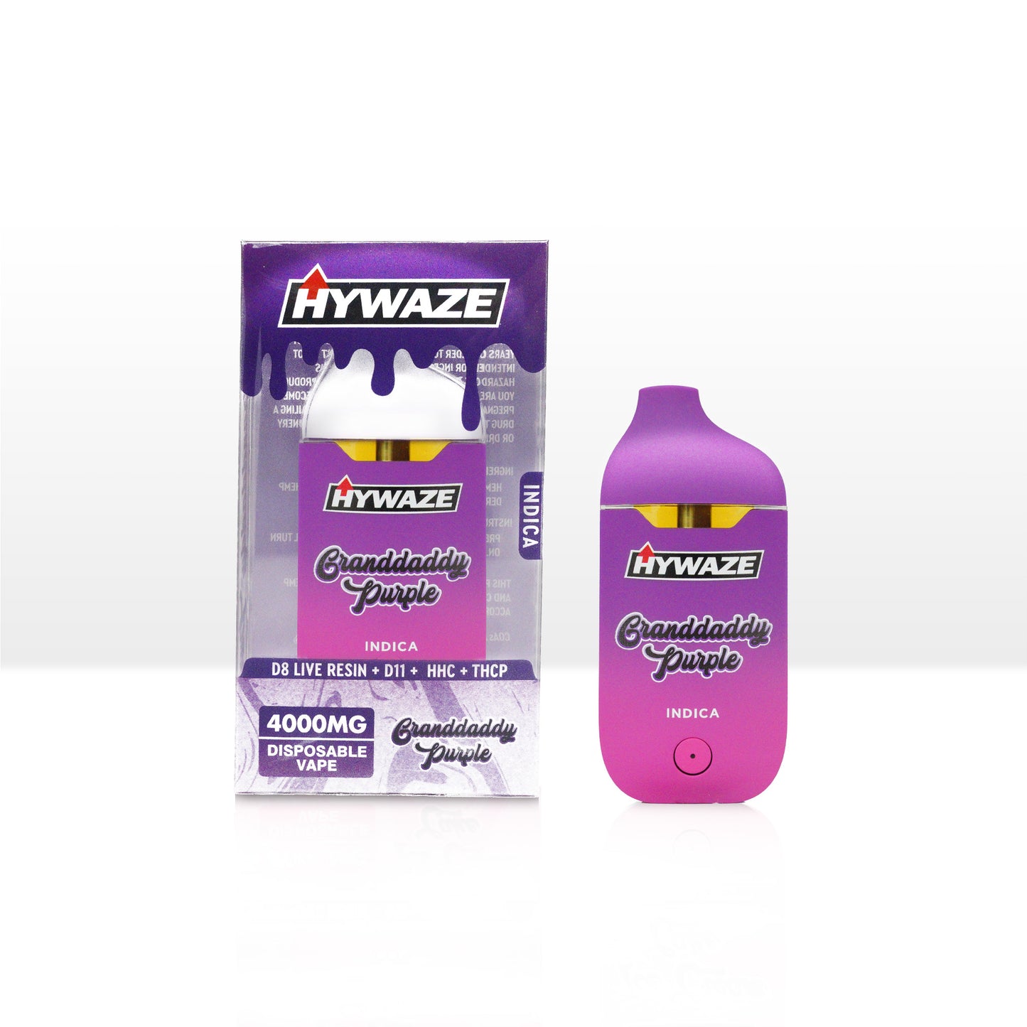 HYWAZE 4g Disposable Vape - D8 Live Resin + D11 + HHC + THCP