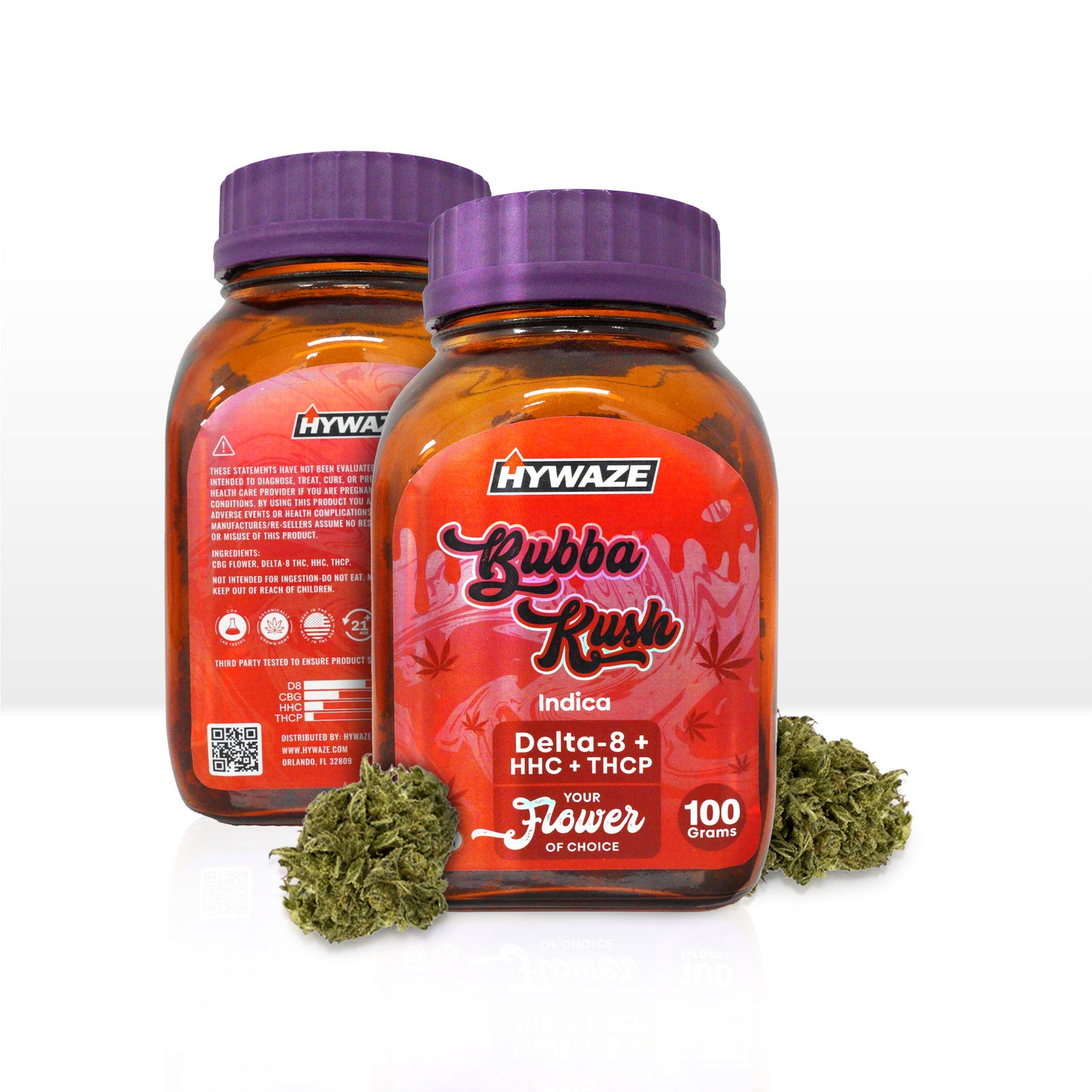 HYWAZE Premium Delta-8 + HHC + THCP Cannabis Flower