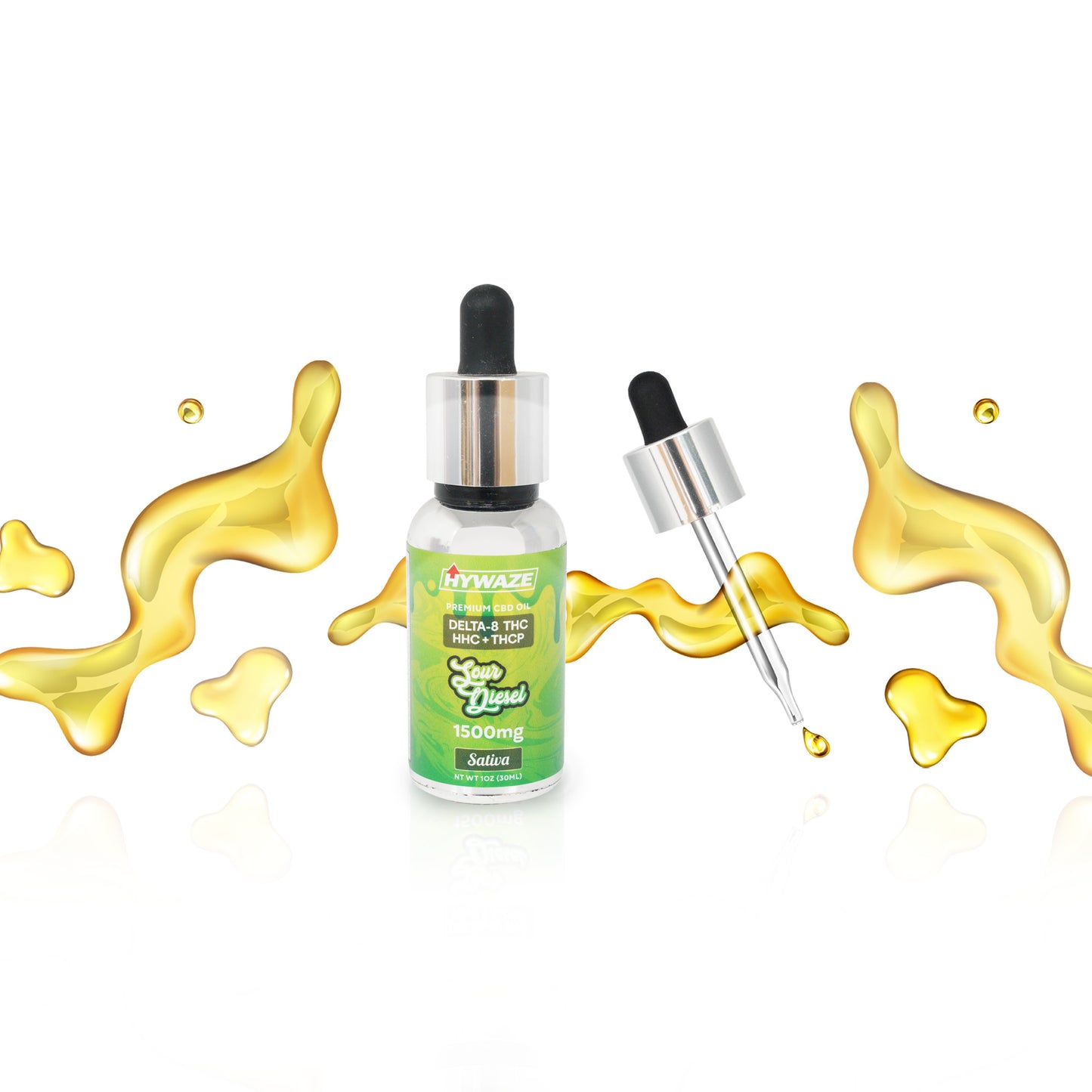 HYWAZE Premium Hemp Oil D8+HHC+THCP