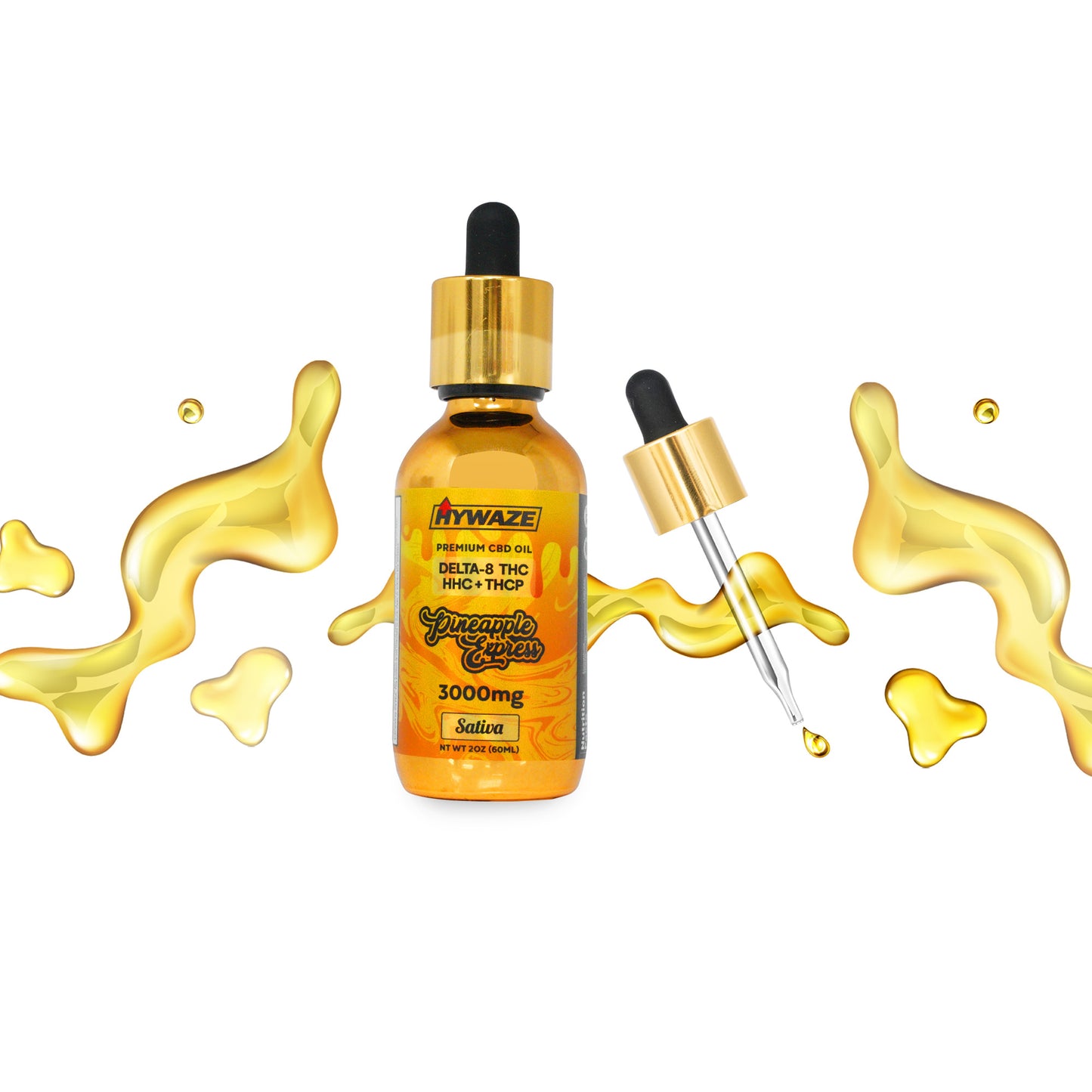 HYWAZE Premium Hemp Oil D8+HHC+THCP