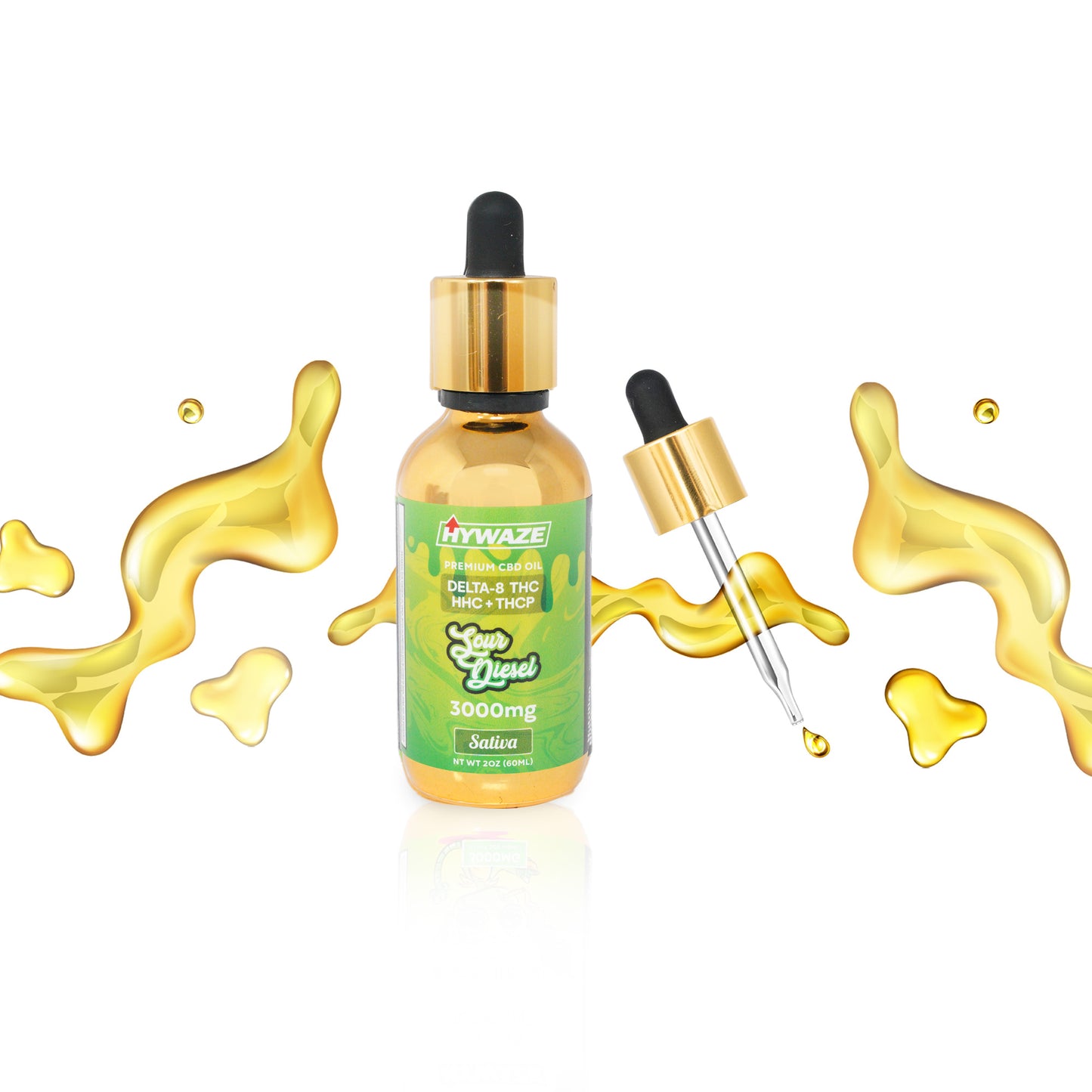 HYWAZE Premium Hemp Oil D8+HHC+THCP