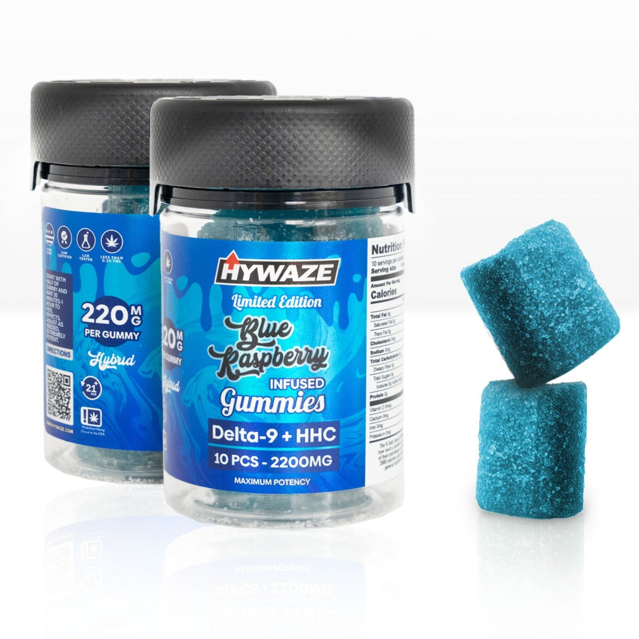 HYWAZE Maximum Potency Gummies Delta-9+HHC 220MG