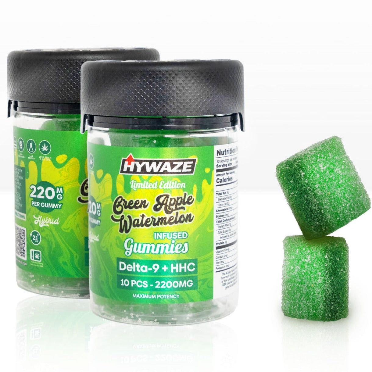 HYWAZE Maximum Potency Gummies Delta-9+HHC 220MG