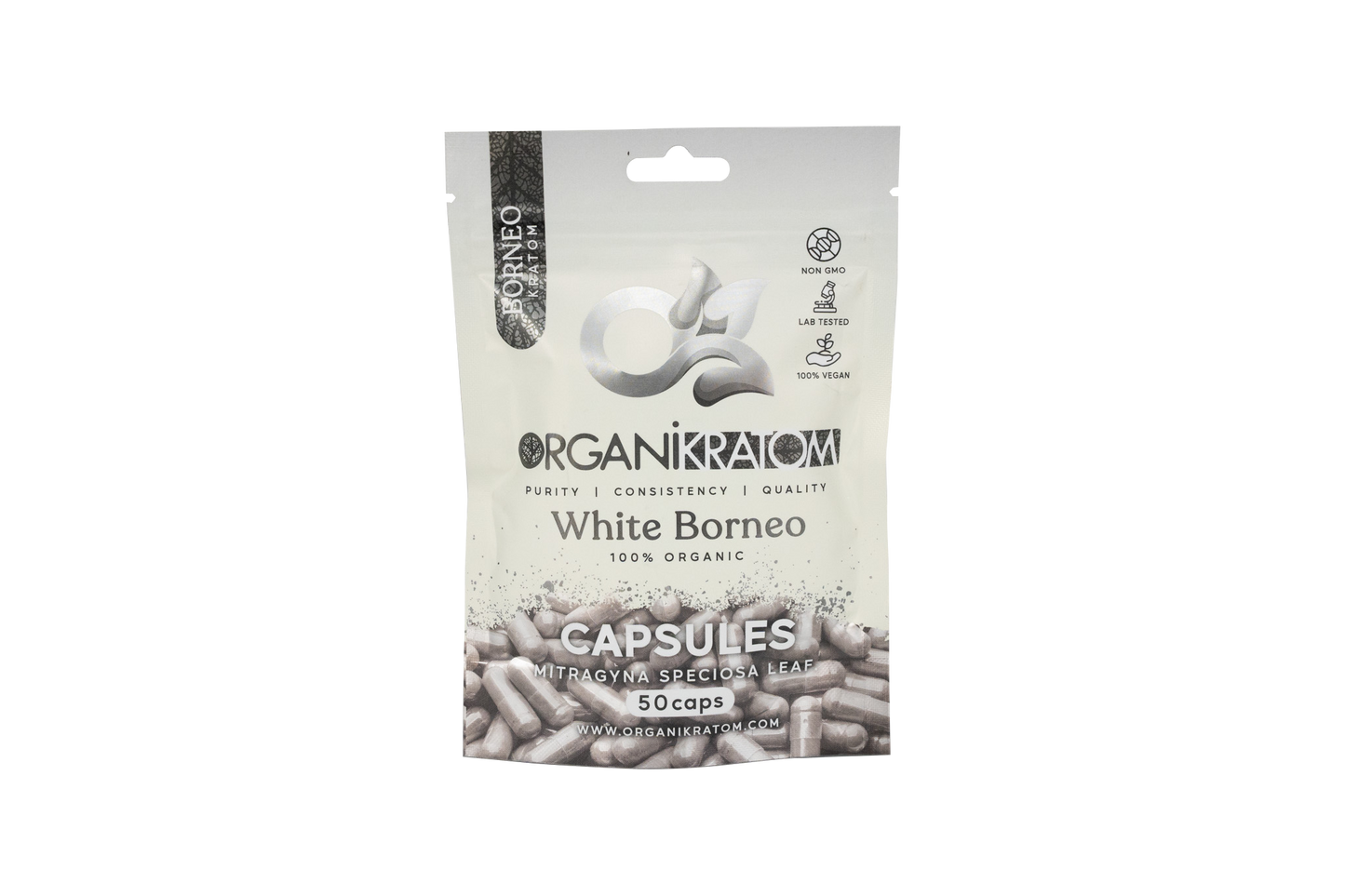 ORGANIKRATOM Capsules - White Vein