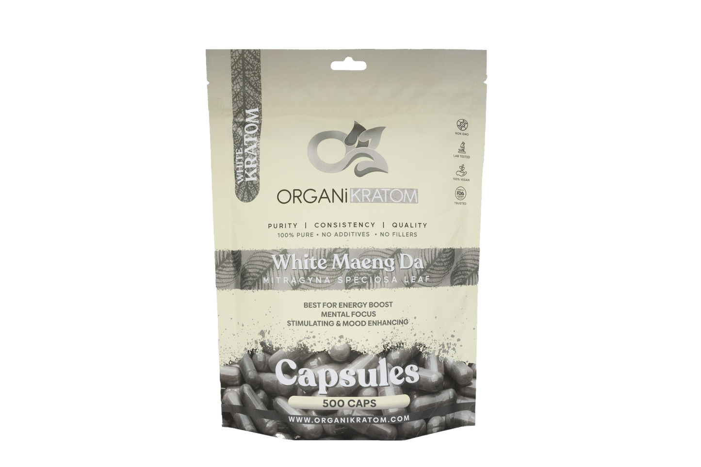 ORGANIKRATOM Capsules - White Vein