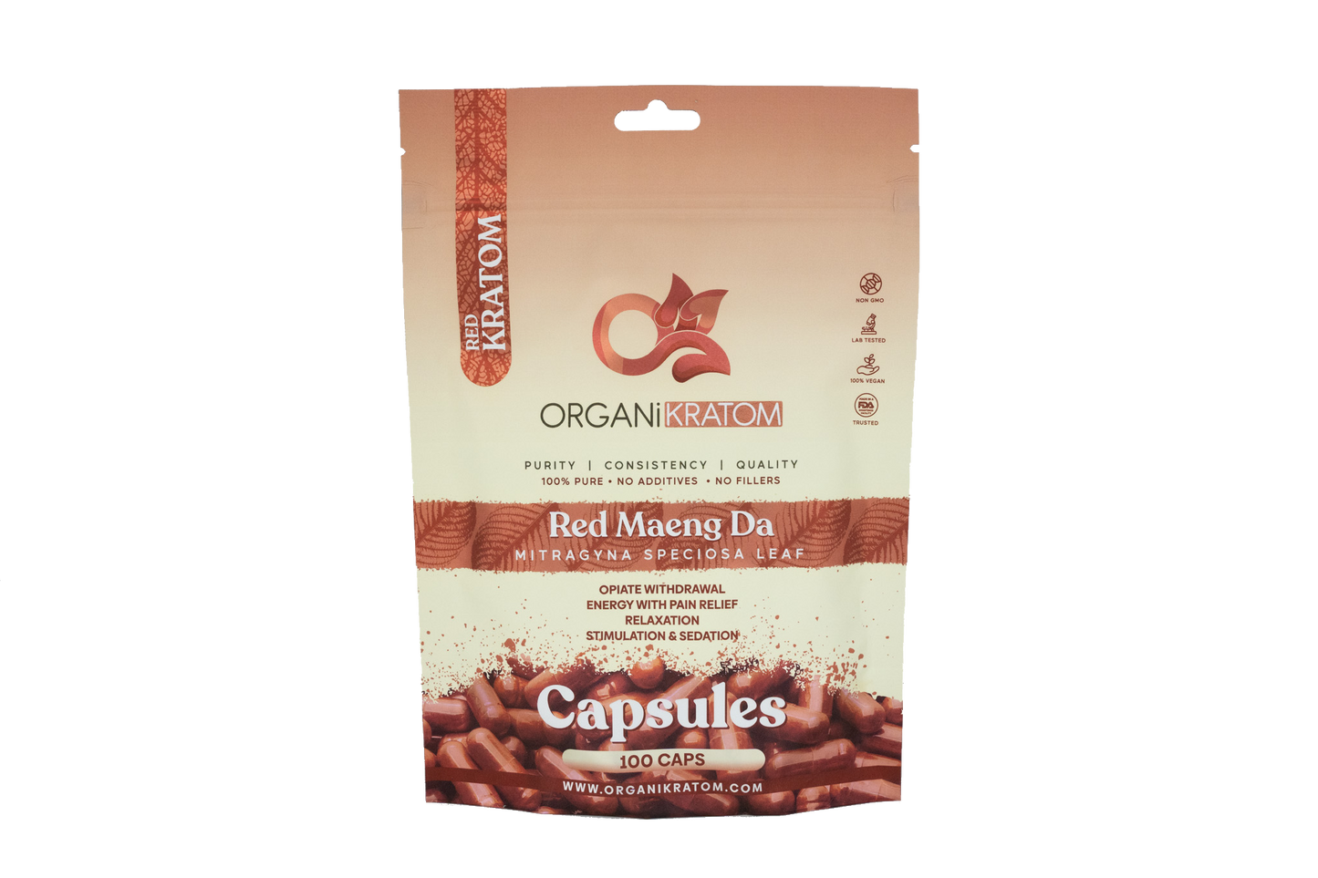 ORGANIKRATOM Capsules - Red Strain