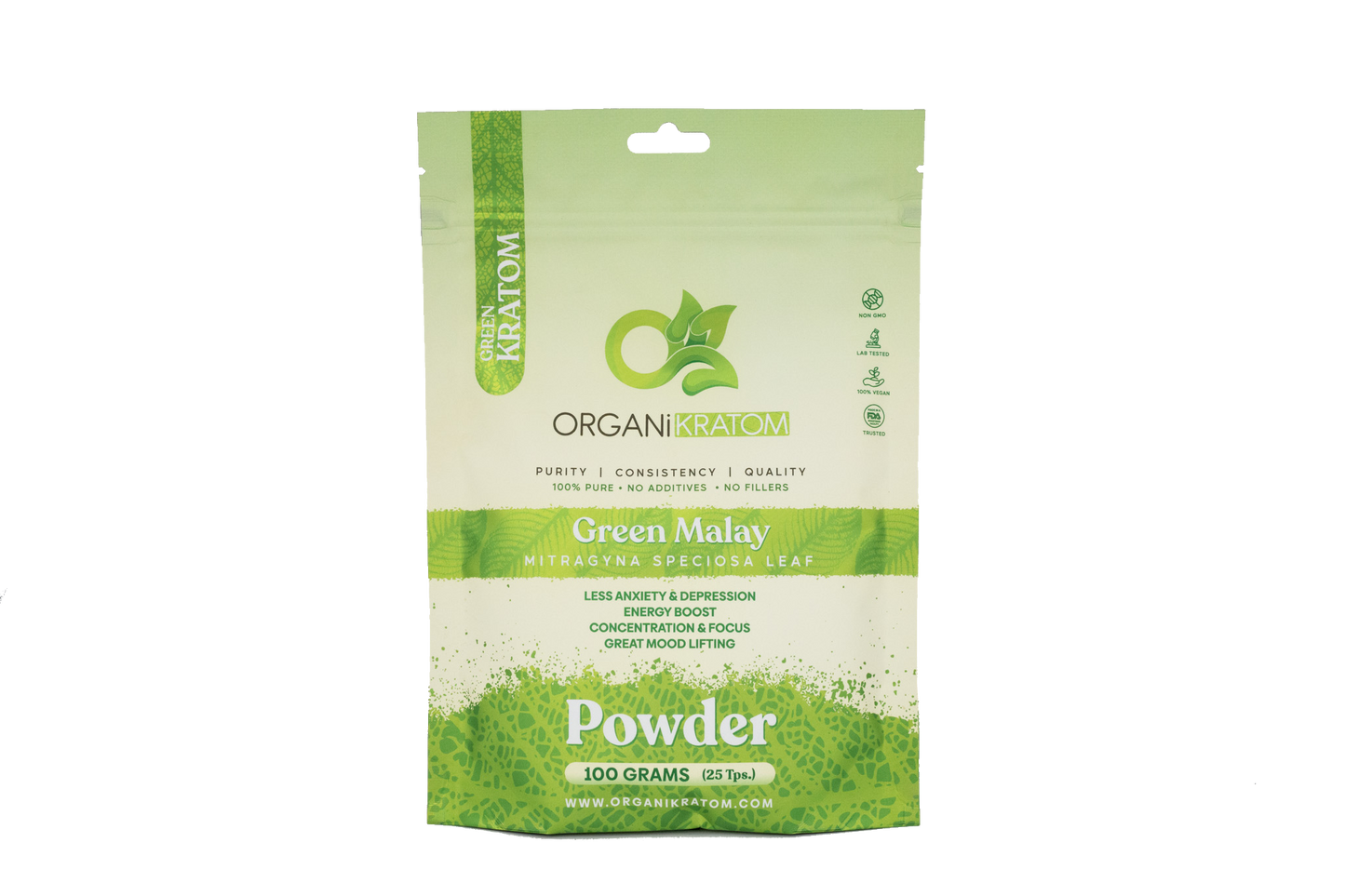 ORGANIKRATOM Powder - Green Vein