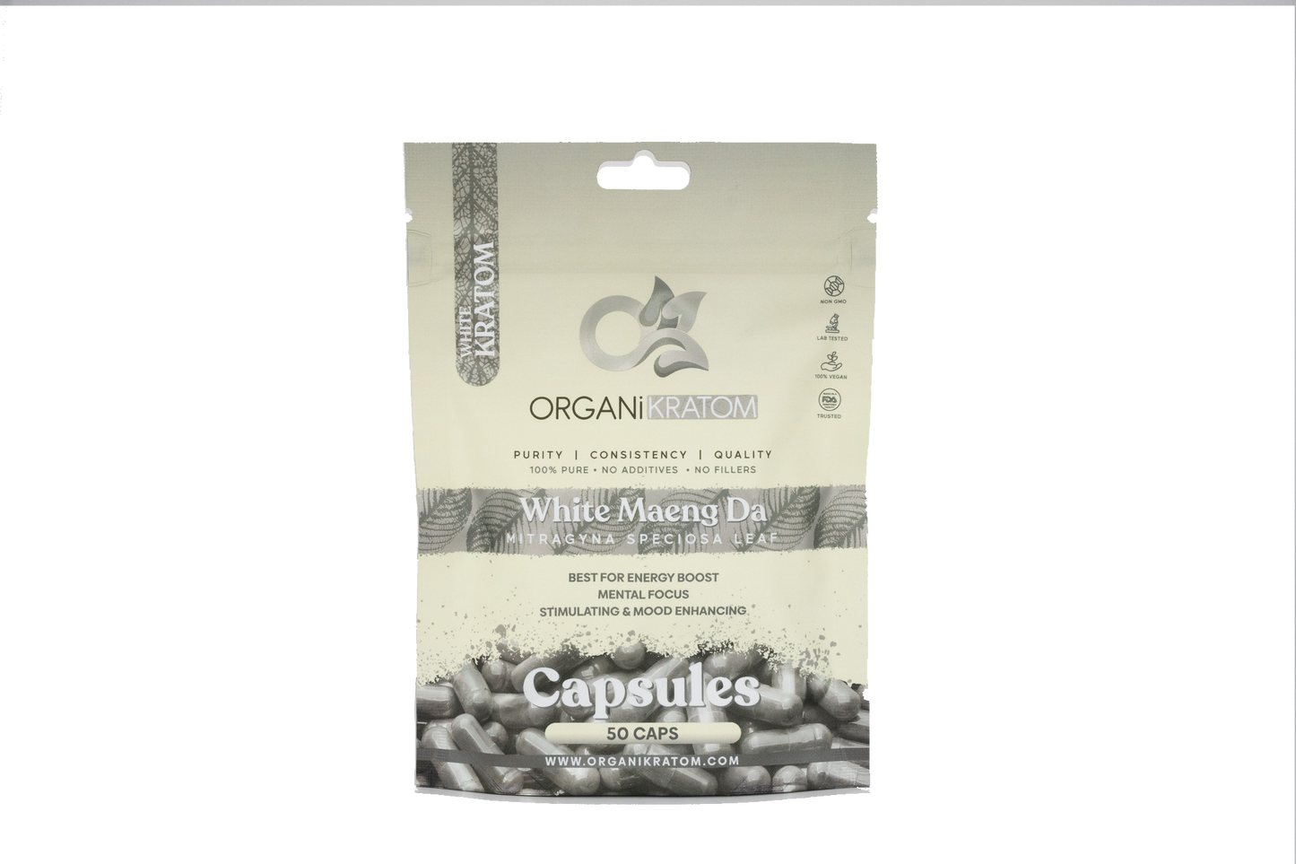 ORGANIKRATOM Capsules - White Vein