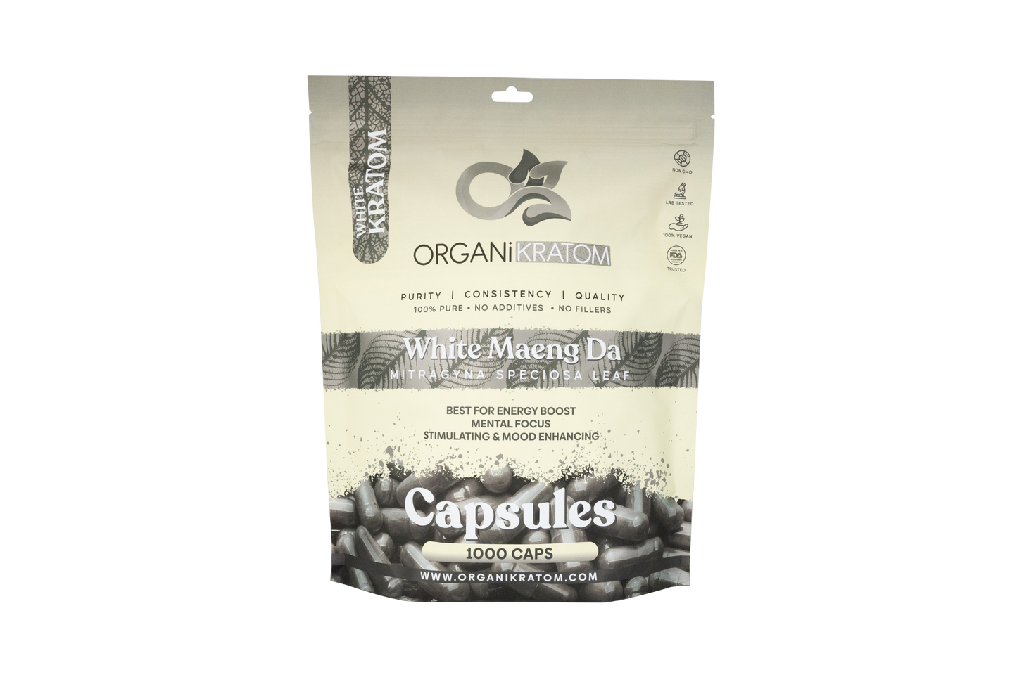 ORGANIKRATOM Capsules - White Vein