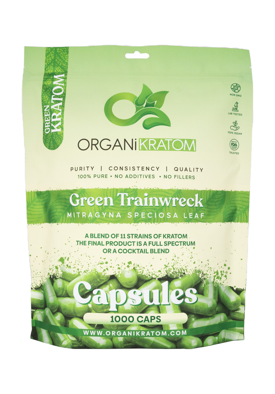 ORGANIKRATOM Capsules - Green Strain