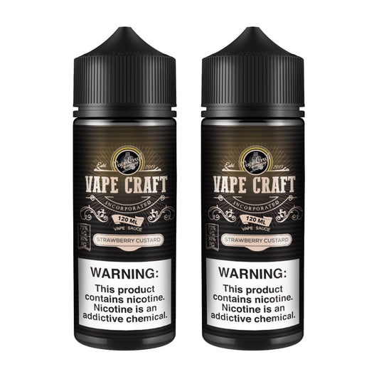 Vape Craft Strawberry Custard 2 Bottle Bundle