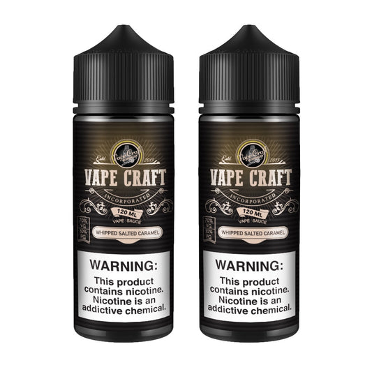 Vape Craft Whipped Salted Caramel 2 Bottle Bundle