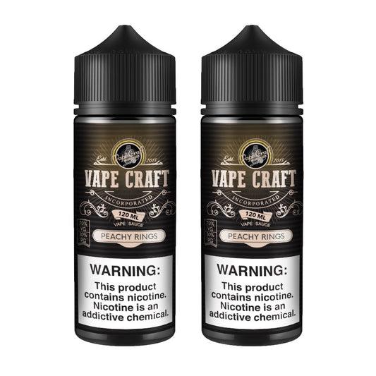 Vape Craft Peachy Rings 2 Bottle Bundle