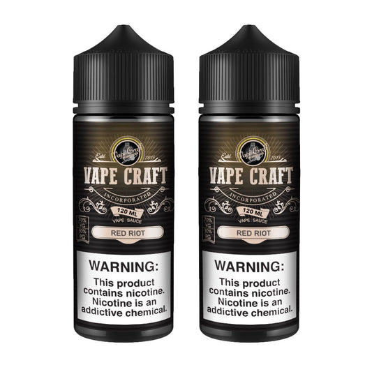 Vape Craft Red Riot 2 Bottle Bundle