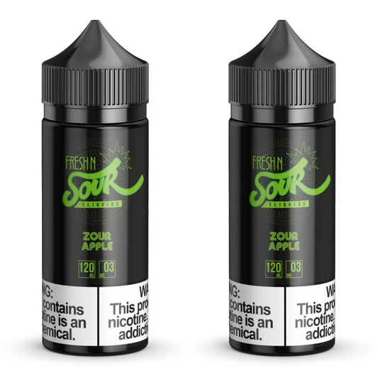 Fresh N Sour Zour Apple 2 Bottle Bundle