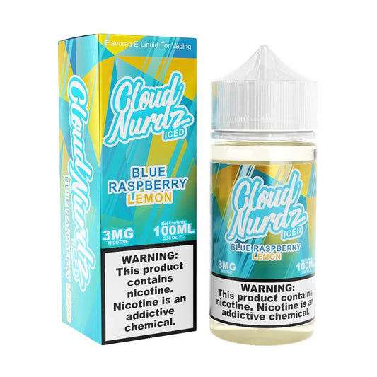 Cloud Nurdz Iced Blue Raspberry Lemon eJuice