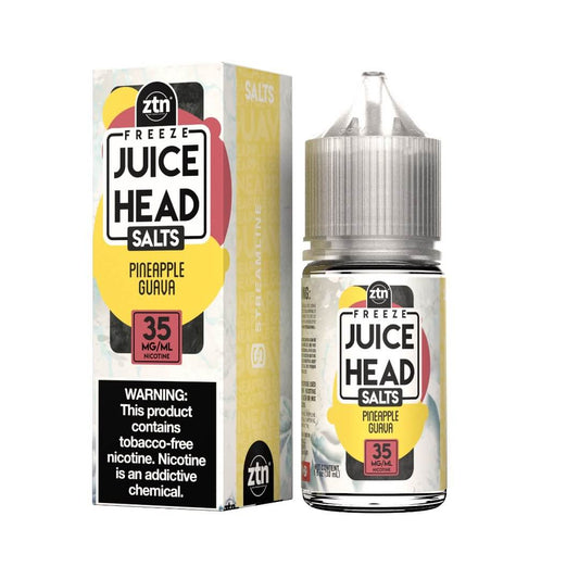 Juice Head Freeze Salt Pineapple Guava eJuice