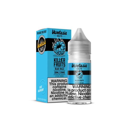 Vapetasia Killer Fruits Salt Blue Razz eJuice