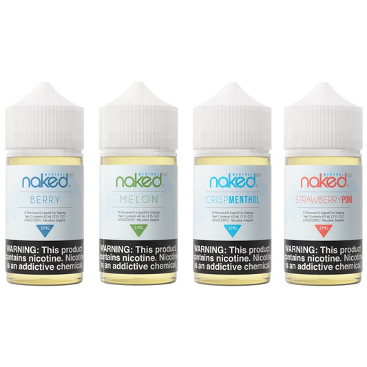 Naked 100 Menthol 4 Bottle Bundle