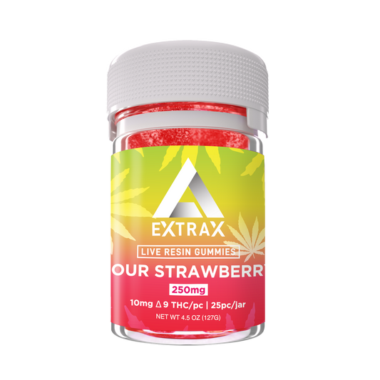 Delta Extrax Delta 9 Live Resin Gummies 250mg