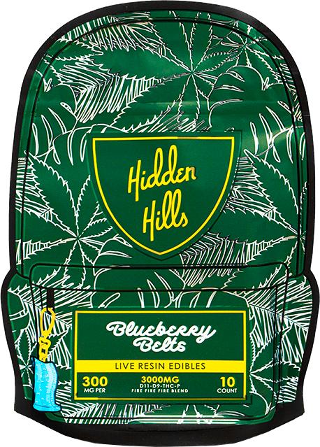 Hidden Hills Club Delta 8 + THC-P Live Resin Gummies 3000mg