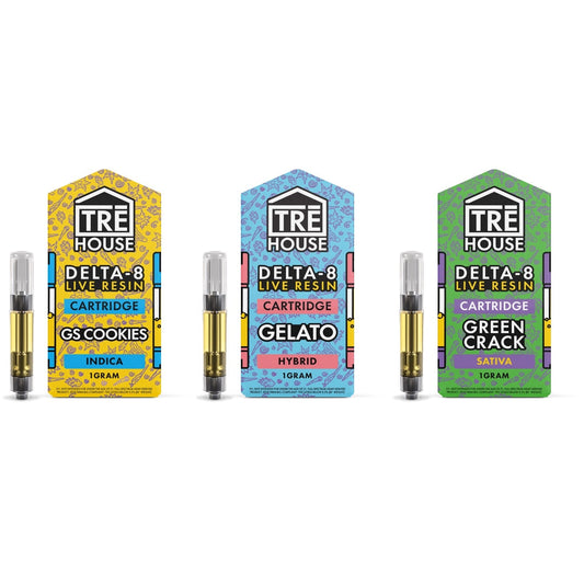 Tre House Delta 8 Live Resin Cartridge 1g