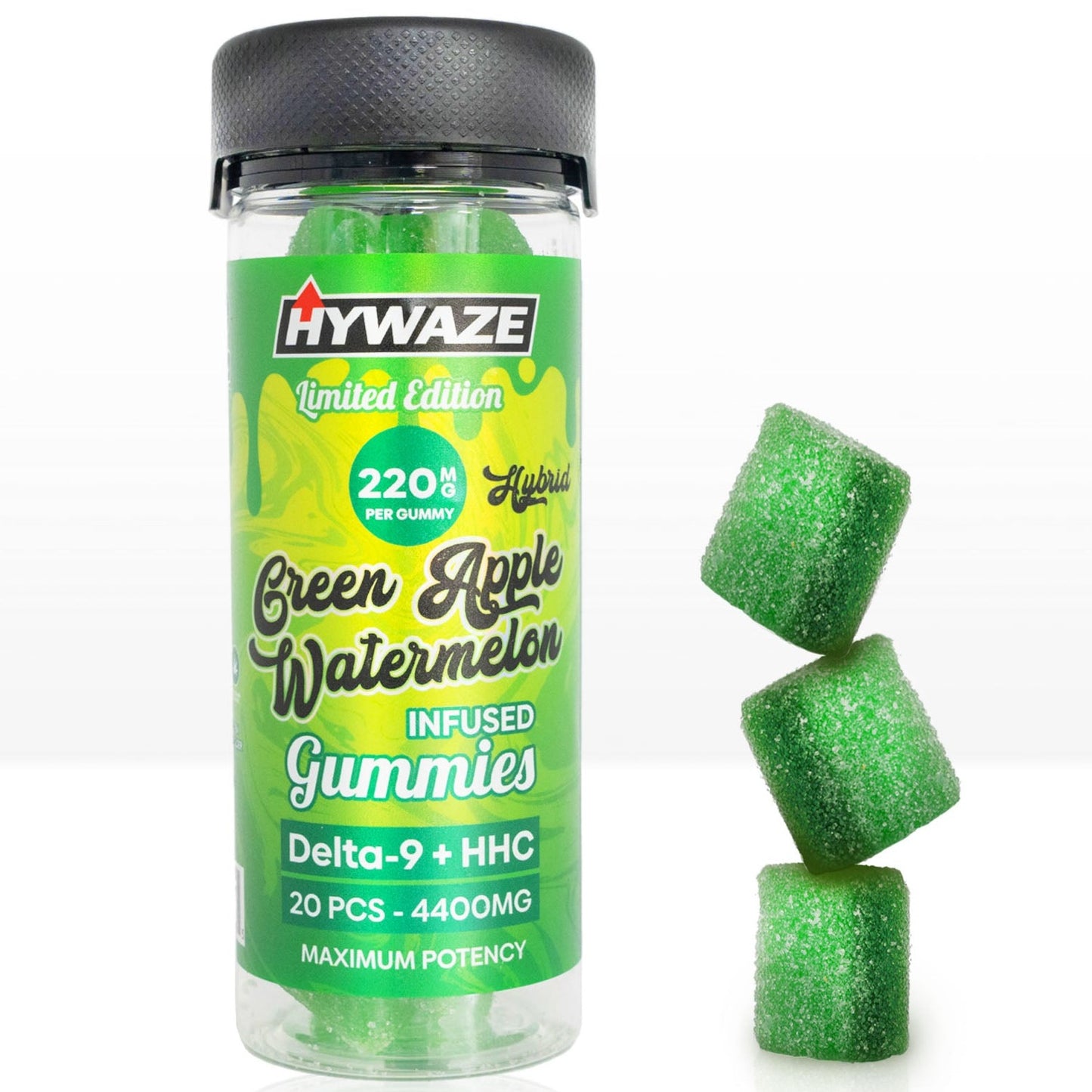 HYWAZE Maximum Potency Gummies Delta-9+HHC 220MG