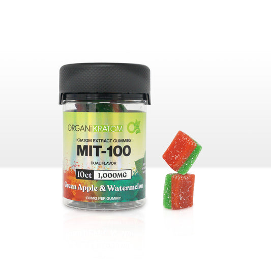 Kratom Extract Gummies MIT-100 Dual Flavor (100MG)